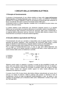 i circuiti della chitarra elettrica