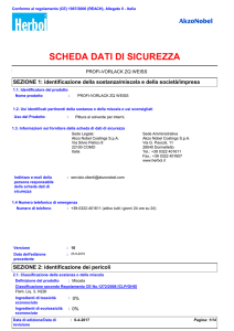 scheda dati di sicurezza