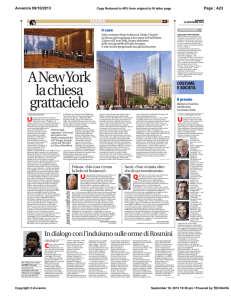 A New York la chiesa grattacielo