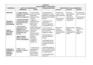 GEOGRAFIA SCUOLA PRIMARIA – CLASSE QUINTA