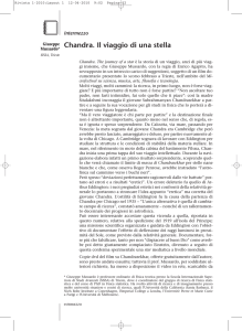 Chandra. Il viaggio di una stella
