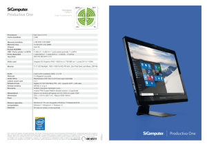 Intel Core i3-4170 * Scegli il Computer per te. Highlights Processore