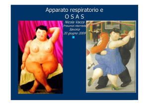 Apparato respiratorio e OSAS