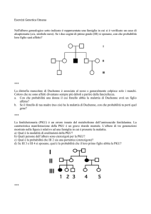 Esercizi Genetica Umana - e