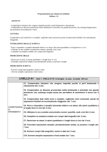 Comprendere istruzioni che vengono impartite