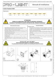 Manuale di installazione 4 1 2 3 - Pro