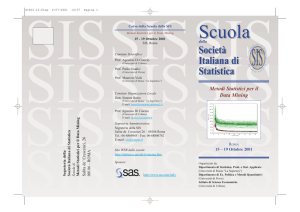 Metodi Statistici per il Data Mining