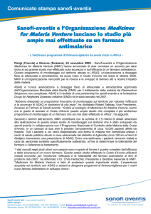 Scarica il comunicato stampa del 24 Novembre 2009