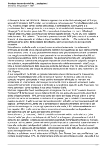Prodotto Interno Lordo? No …lordissimo!