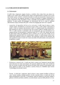 lavorazione di rifinizione