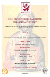 ciclo di incontri sul catechismo della chiesa cattolica invita