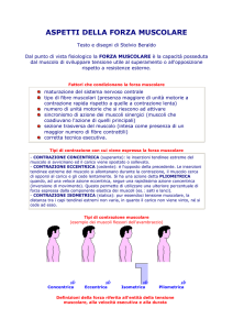 aspetti della forza muscolare