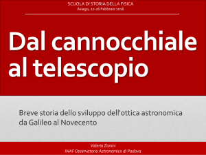 Dal cannocchiale al telescopio
