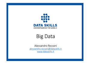Creare valore con architetture Big Data