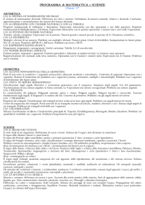 progr didattico I° media
