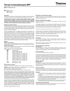 Test per le benzodiazepine DRI