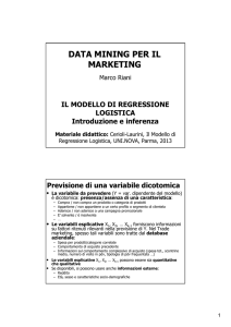 DATA MINING PER IL MARKETING