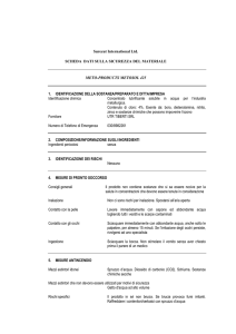 Scheda di sicurezza