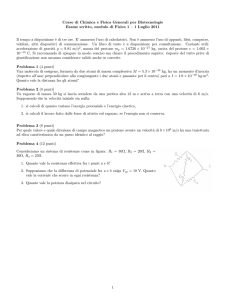 1 Luglio - Sezione di Fisica