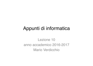 Appunti di informatica