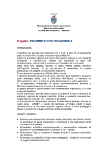 scarica il progetto "Pscicomotricità relazionale"