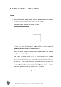 SCHEDA E - PITAGORA E LA SIMILITUDINE Puzzle 1