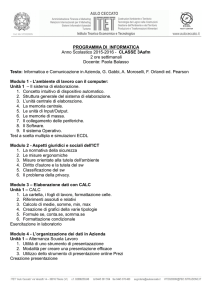Programma di Informatica