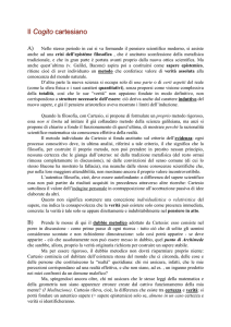 Il Cogito cartesiano - I.I.S. “Carducci” Volterra