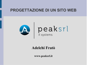 Progettazione di un sito web