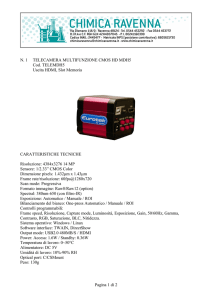 N. 1 TELECAMERA MULTIFUNZIONE CMOS HD MDH5 Cod