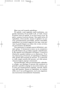 Marx non usò la parola capitalismo. Di capitale, come