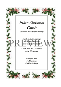 Italian Christmas Carols