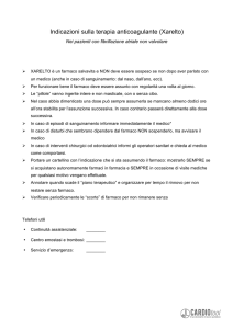 NAO scheda paziente Xarelto