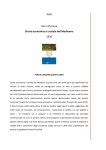 Henri Pirenne Storia economica e sociale del