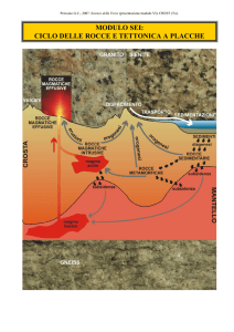 MODULO SEI: CICLO DELLE ROCCE E TETTONICA A PLACCHE