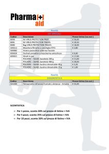 Novità KIT SPECIALI Novità DIAGNOSTICA