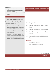 Parabola - Matematica gratuita per le scuole superiori