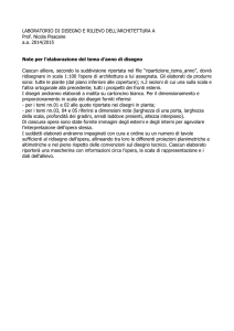 Note per l`elaborazione del tema d`anno