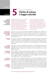 Thomas Hobbes, Diritto di natura e legge naturale