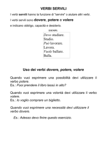 verbi servili