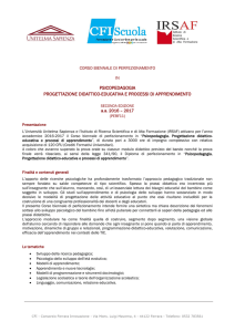 psicopedagogia progettazione didattico-educativa e