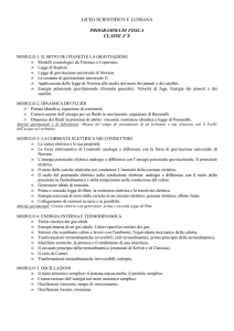 liceo scientifico f. lussana programma di fisica classe 4^s