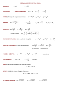 Formulario di Geometria