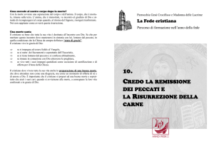 credo la remissione dei peccati e la risurrezione della carne