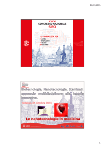 Le nanotecnologie in medicina - Michele Losole
