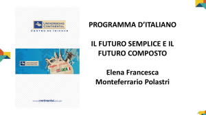 il futuro composto - Repositorio Continental