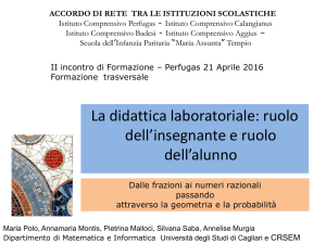 Didattica laboratoriale_II incontro_ Perfugas2016