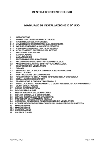 Ventilatori centrifughi - Longoni Engineering Srl