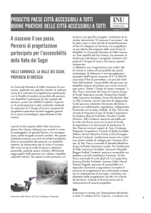 A ciascuno il suo passo - Urbanistica informazioni