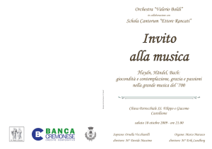 Invito alla musica - Comune di Castelleone